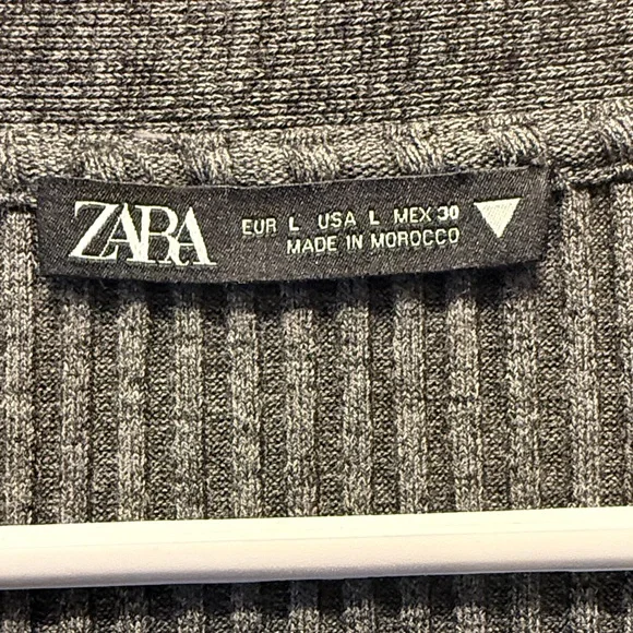 Zara Charcoal Button-Up Cardigan - Picture 2 of 3